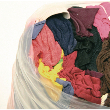 Sacos de trapos de limpieza multicolor 10 kg